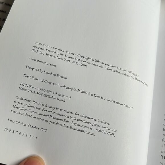 Humans of New York Book - Picture 8 of 8